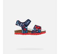 GEOX Sandal Chalki Toddler Boy Navy/red, Size: 26