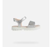 GEOX Sandal Coralie Girl Silver, Size: 37