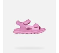 Geox J SANDAL FUSBETTO GI, Girls’ Sandal, Dk Pink,