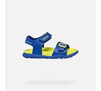 GEOX Sandal Fusbetto Junior Royal/fluo Yellow, Size: 36
