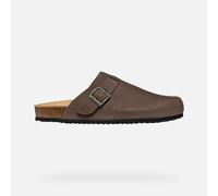 Geox Men's U SANDAL GHITA C Slide, Dk Coffee, 6 UK