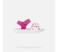 GEOX Sandal Lightfloppy Toddler Girl Fuchsia/white, Size: 22