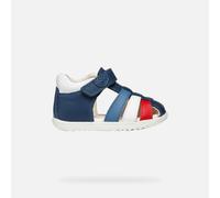 Geox B SANDAL MACCHIA BOY, Baby - Jungen Sandal, Avio/White,