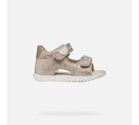 GEOX Sandal Macchia Baby Girl Beige/platinum, Size: 22