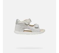 GEOX Sandal Macchia Baby Girl Off White/silver, Size: 26
