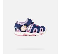 Geox Boys Girls B Multy Girl Sandal, Navy/Lilac, 26 EU