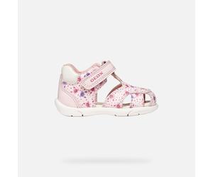 GEOX Sandal Zapito Baby Light Pink/white, Size: 25