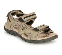 GEOX UOMO SANDAL STRADA Mens Sandals Sand/Navy - UK 10.5