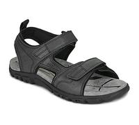 Geox Men's Uomo Strada B Sandal Sports, Black, 6 UK