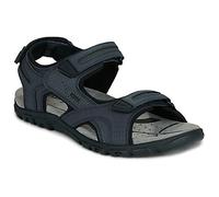 Geox Mens Uomo Strada Sandals, Navy Dk Grey, 6.5 UK