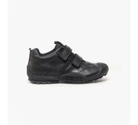 GEOX SAVAGE A Boys Leather School Shoes Black - UK 11.5 / EUR 30