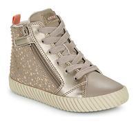 Kids Mirroless Breathable High Top Trainers taupe