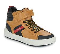 Geox Boy's J Weemble Trainers, Dk Yellow Black, 10 UK