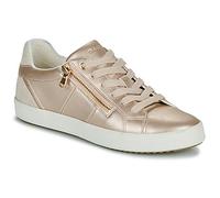 GEOX Womens Blomiee Side Zip Trainers Light Gold/Light Sand 41