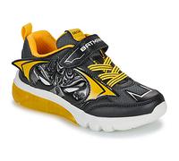 Geox J CIBERDRON BOY Sneaker, Black/Yellow, 2.5 UK Child