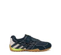 Geox Snake Orig M Navy Lime Mens Trainers U55MNA-C4002