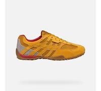Geox Men's U Snake Original A Sneaker, Ochre, 6.5 UK