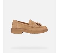 Geox Women's D SPHERICA EC1 B A Loafer, Beige, 38 EU