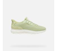 Geox Women's D SPHERICA Plus A Trainers, LT Green, 42 EU