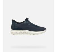Geox Spherica Plus Actif W Navy White Womens trainers D557MA-C4002 in a Plain Man-made in Size 41