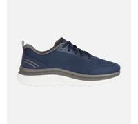 Geox Spherica Uomo Actif X Lightweight Comfortable Blue Canvas Sneakers