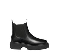 Geox Spherica Women's Ankle Boots in Black Smooth Leather