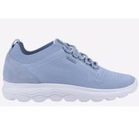 Geox D Spherica a Leather Women's Light Sky Trainers UK 7