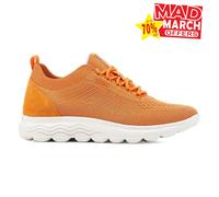 Geox Spherica Womens Trainers Casual Everyday Comfort Sneakers Orange