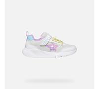 Geox Junior Girl J Sprintye Girl A Trainers, White/Multicoloured, 37_EU