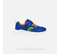 Geox Boy's J Sprintye Sneaker, Royal Orange, 1 UK