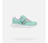 Geox J Sprintye Girl B Trainers, Watersea/Pink, 38 EU / 5 UK