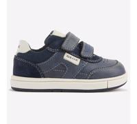 Geox Trottola Boys Inafnts Childs LEATHER Casual Dess Everyday Trainers Navy