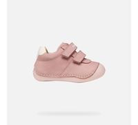 Geox Baby Girl's B Tutim B Sneaker, Old Rose Off White, 21 EU