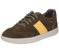 Geox U Rieti A Sneaker, Military Mustard, 6 UK