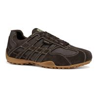 Geox U Snake Original Men's Leather Trainers U55MNB 022EK C6006 Brown, C6006 Dk Brown, 8 UK