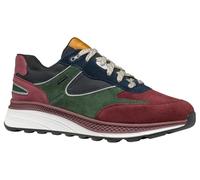 Geox Men's U Spherica Actif X1 Sneaker, Wine Dk Green, 8 UK