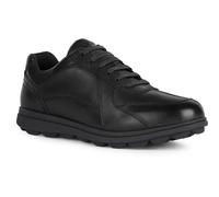 Geox U SPHERICA EC12 Leather Bovine Full Grain Mens Black Trainers - Size UK 9