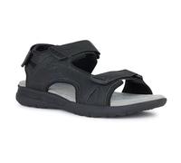 Geox U SPHERICA EC5 A Sport Sandal, Black, black, 38.5 EU