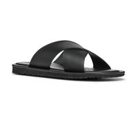Geox Men's U Erice B Slide Sandal, black, 7 UK