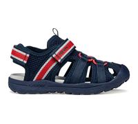 Geox J VANIETT Boy A Sandal, Navy/Red, 33 EU