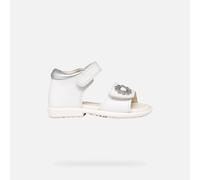 GEOX Verred Toddler Girl White/silver, Size: 22