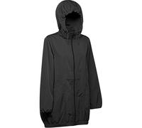 Women's Geox W AURELY Women's Black Rain Jacket - Size: 18