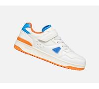 Geox Washiba Boy Low Top Sneakers In White - Juniors Size UK 1 - New Boxed