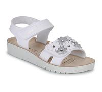 Geox Wedge sandals J SANDAL COSTAREI GI in White 1.5 kid