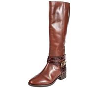 Geox D Felicity Knee high Boot, Brown, 6.5 UK