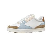 Geox Women D Blomiee C Sneaker, White Crystal, 4 UK