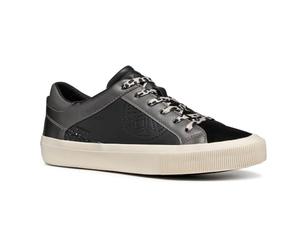 Geox Women D Emmeleny Sneaker, Black, 6 UK