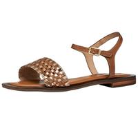 Geox Women D Sozy Qc C Flat Sandal, Camel Lt Gold, 7.5 UK