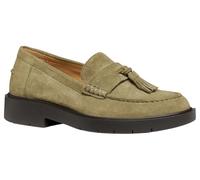 Geox Women D Spherica Ec1 Loafer, Green, 5 UK