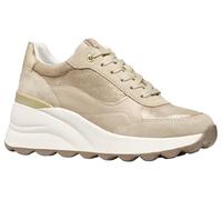 Geox Women D Spherica Ec13 Sneaker, Beige, 6 UK